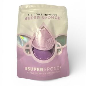 Silicone Infused Makeup Sponge - Purple